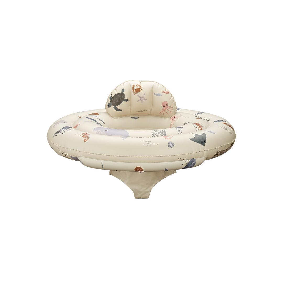 Liewood Dawn Baby Printed Swim Ring - Sea Creature - Sandy-Inflatables-Sea Creature/Sandy- | Natural Baby Shower