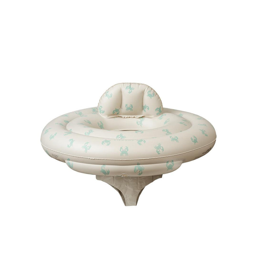 Liewood Dawn Baby Printed Swim Seat - Crab / Sandy-Inflatables-Crab / Sandy-One size | Natural Baby Shower