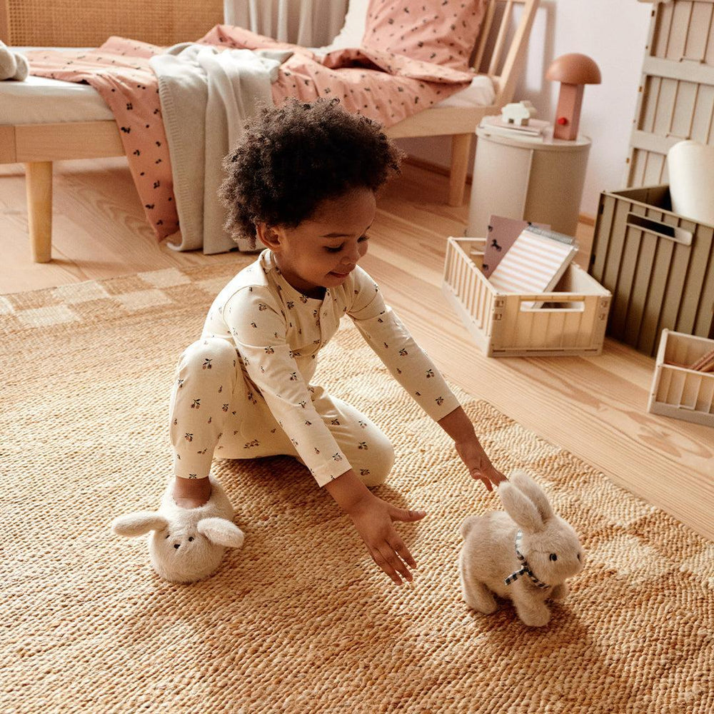 Liewood Dev Rabbit Motoric Teddy - Mist-Soft Toys-Mist-One size | Natural Baby Shower
