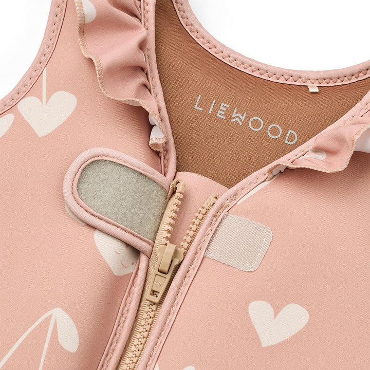 Liewood Dove Swim Vest with Frill - Sweethearts / Pale Tuscany-Swim Vests-Sweethearts / Pale Tuscany-11-15 Kg | Natural Baby Shower