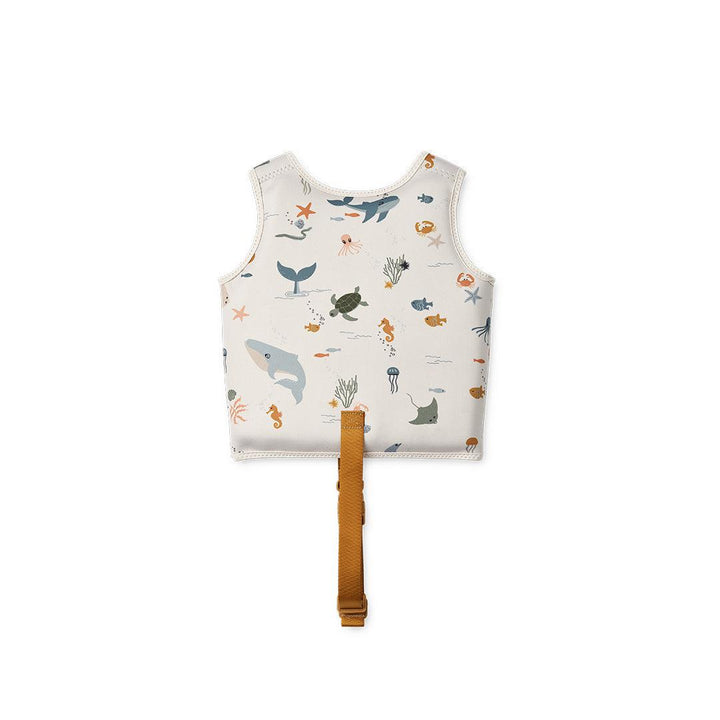 Liewood Dove Swim Vest - Sea Creature - Sandy-Swim Vests-Sea Creature/Sandy-11-15kg | Natural Baby Shower