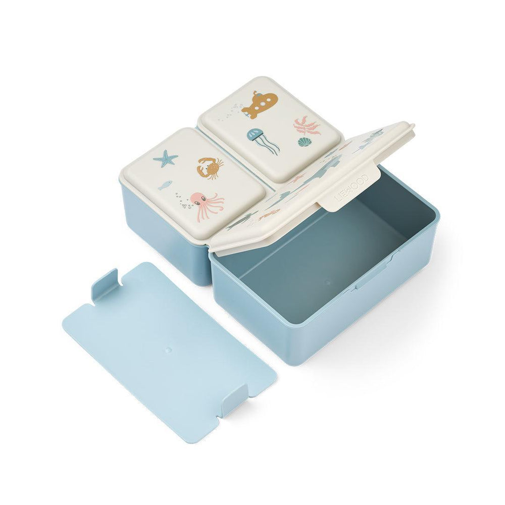 Liewood Driss Lunchbox - Sea Creature / Sandy-Lunch Boxes-Sea Creature / Sandy- | Natural Baby Shower
