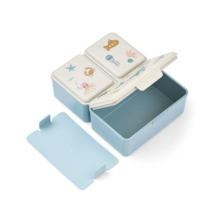 Liewood Driss Lunchbox - Sea Creature / Sandy-Lunch Boxes-Sea Creature / Sandy- | Natural Baby Shower