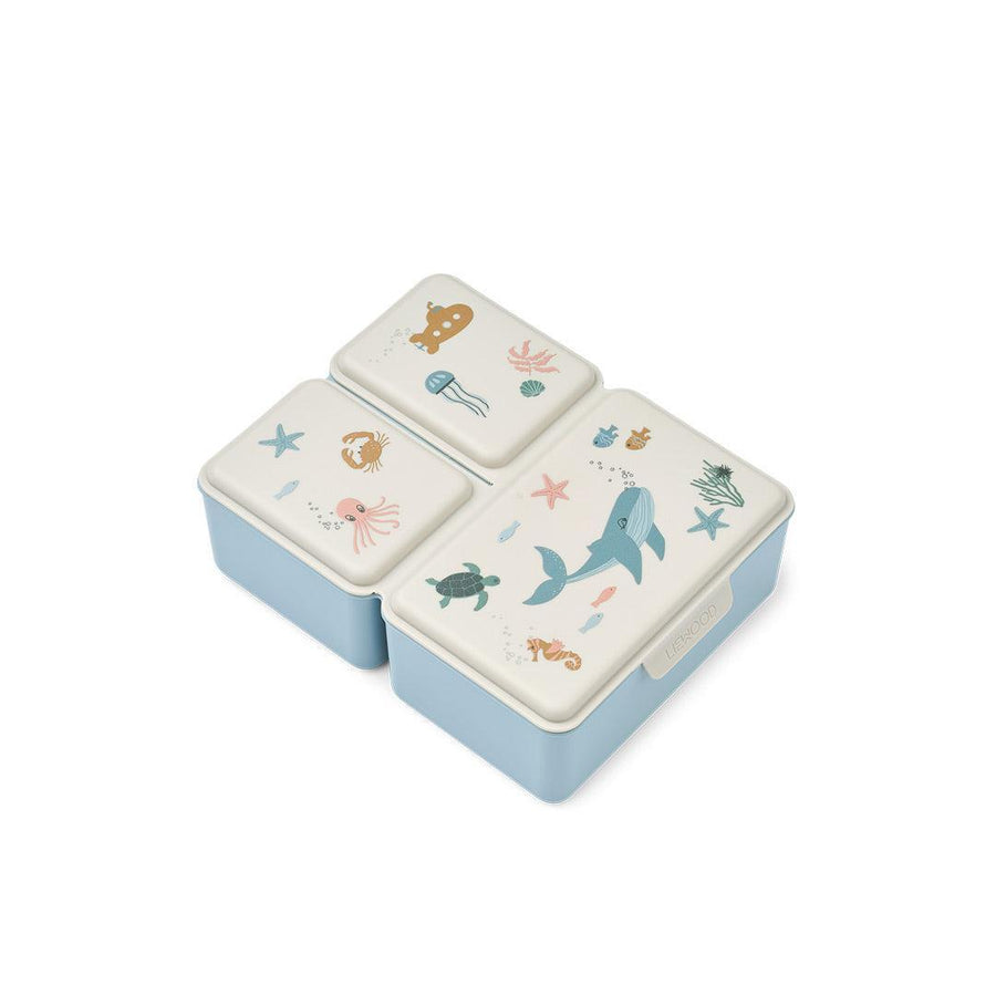 Liewood Driss Lunchbox - Sea Creature / Sandy-Lunch Boxes-Sea Creature / Sandy- | Natural Baby Shower