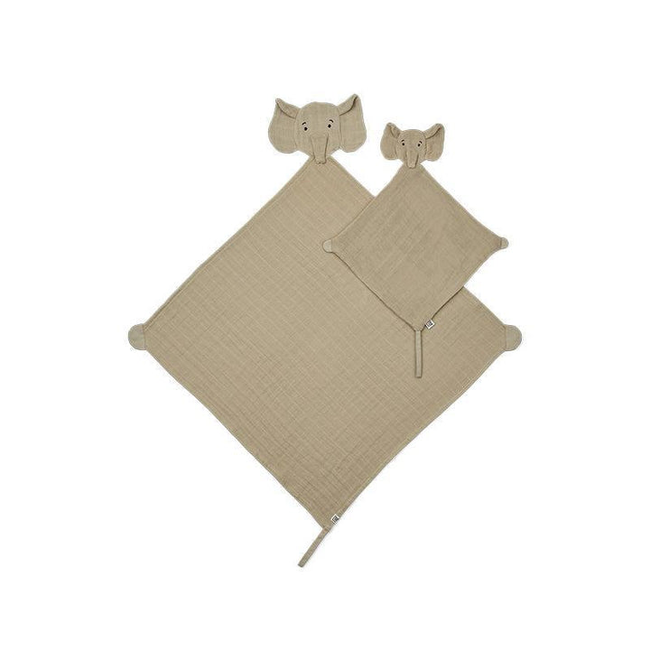 Liewood Roy Elephant Cuddle Cloth - Mist-Comforters-Mist-One size | Natural Baby Shower