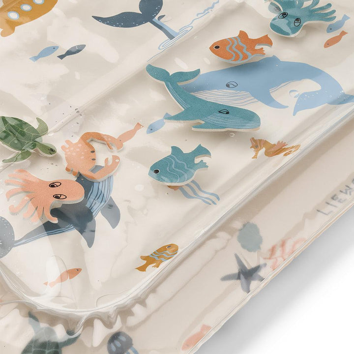 Liewood Elin Inflatable Activity Mat - Sea Creature / Sandy-Play Mats-Sea Creature / Sandy- | Natural Baby Shower