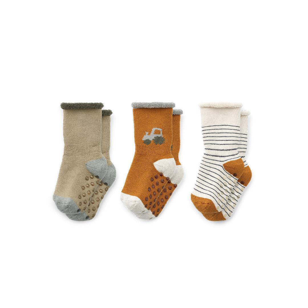 Liewood Eloy Baby Socks 3-Pack - Vehicles Mix-Socks-Vehicles Mix-17-18 | Natural Baby Shower