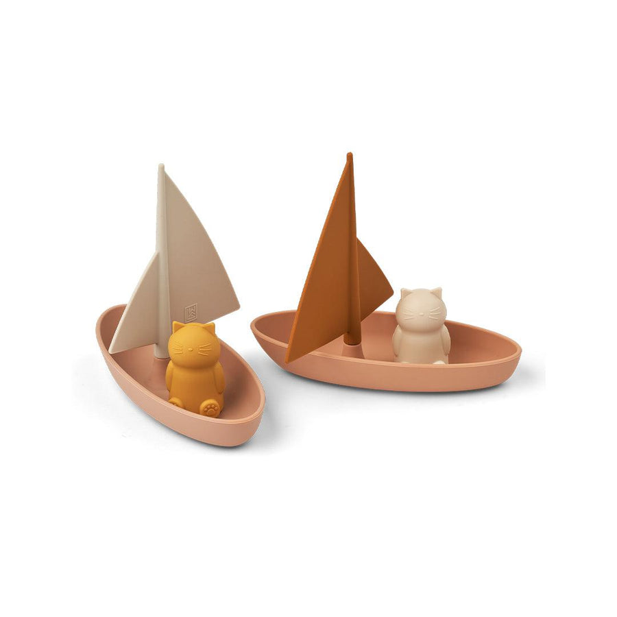 Liewood Ensley Boats - 2 Pack - Pale Tuscany Multi Mix-Bath Toys-Pale Tuscany Multi Mix- | Natural Baby Shower