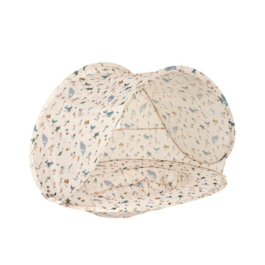 Liewood Everett Pop Up Tent With Paddling Pool - Sea Creature / Sandy-UV Sun Tents-Sea Creature / Sandy-One Size | Natural Baby Shower