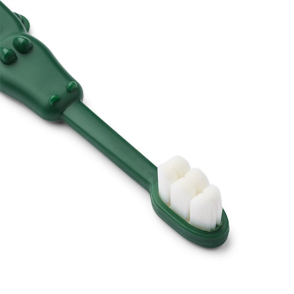 Liewood Fabio All Together Toddler Toothbrush - Yellow Mellow / Garden Green-Toothcare-Yellow Mellow / Garden Green-One size | Natural Baby Shower