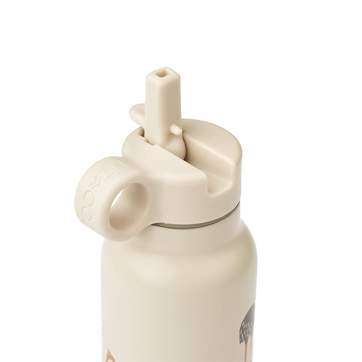 Liewood Falk Water Bottle 350ml - Safari Sandy Mix-Drinking Bottles-Safari Sandy Mix-One Size | Natural Baby Shower