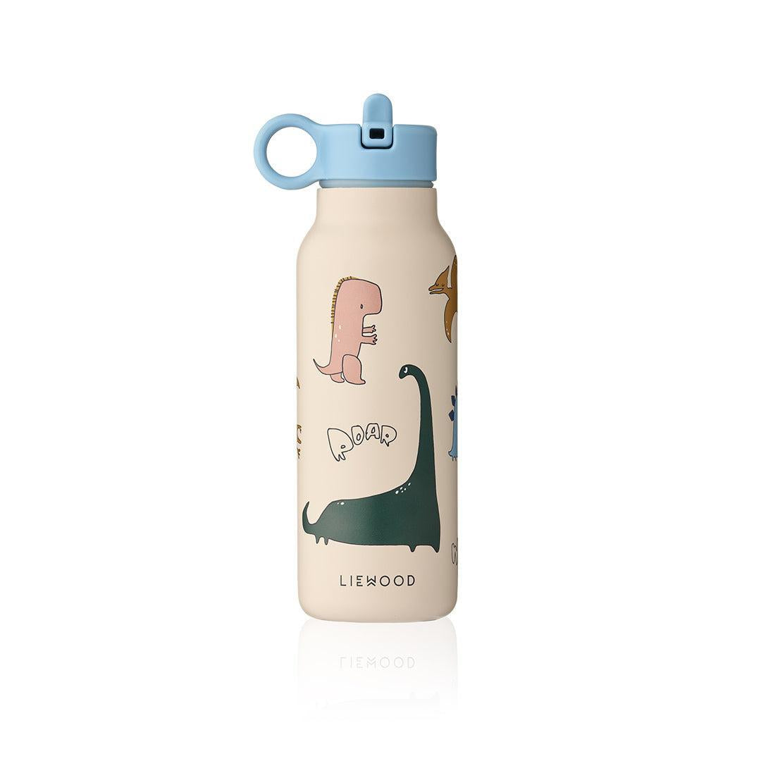 Liewood Falk Water Bottle 350ml - Dino Roar / Sandy-Drinking Bottles- | Natural Baby Shower