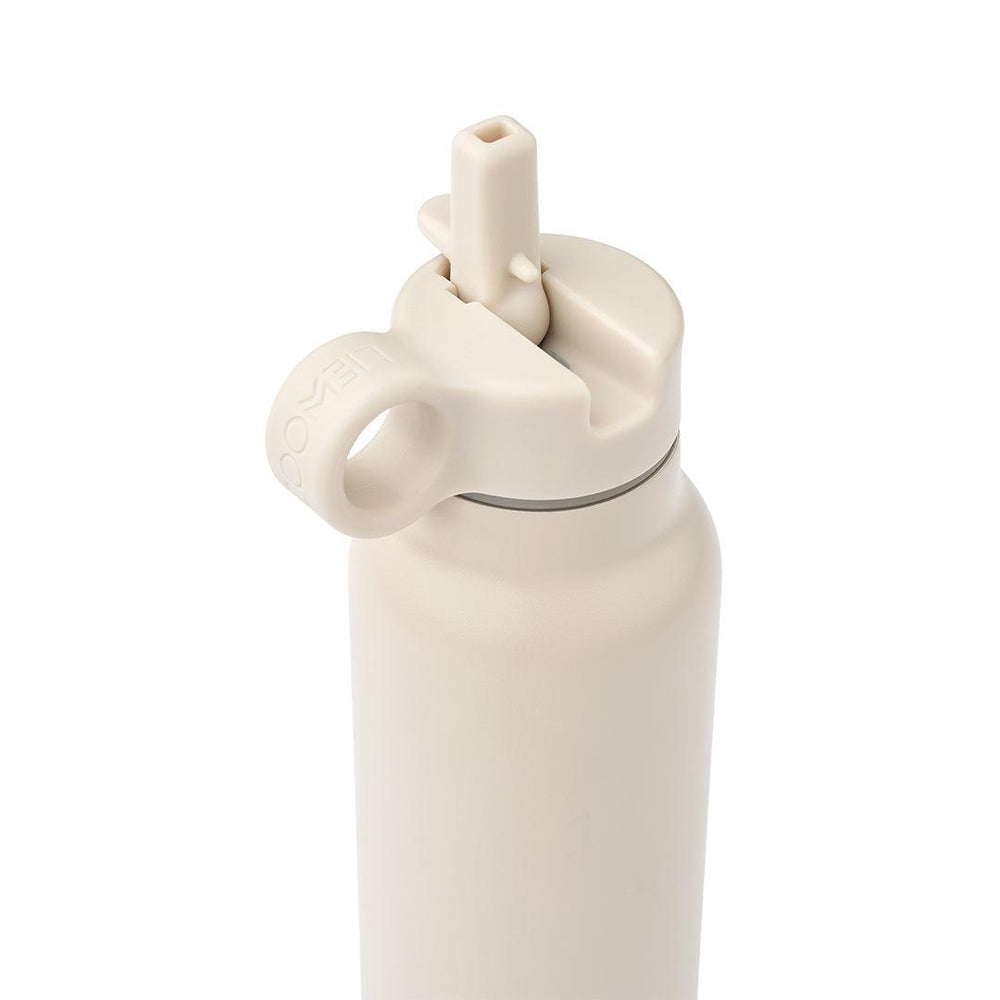 Liewood Falk Water Bottle 350ml - Panda / Sandy-Drinking Bottles-Panda / Sandy-350ml | Natural Baby Shower