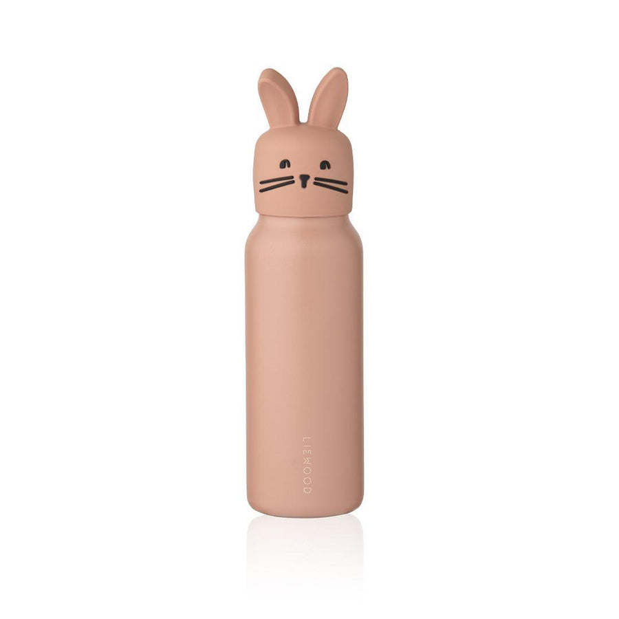 Liewood Falk Water Bottle With Rabbit Lid 350ml - Pale Tuscany-Drinking Bottles-Pale Tuscany-350ml | Natural Baby Shower