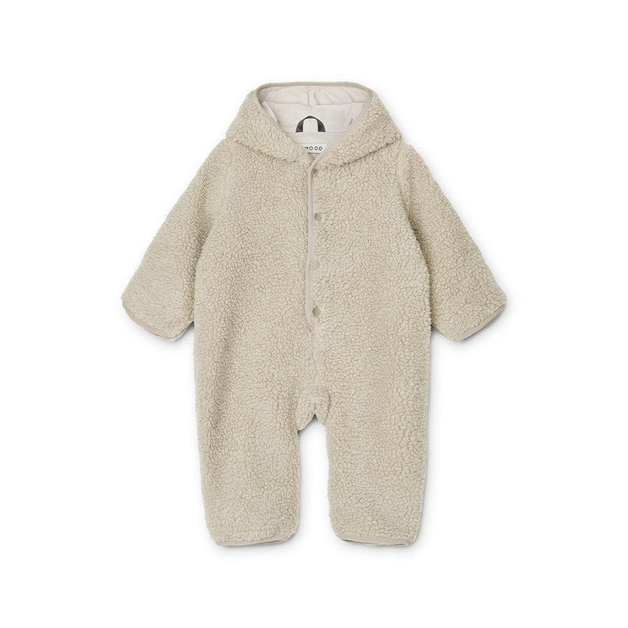 Liewood Fraser Baby Pile Jumpsuit - Mist-Snugglesuits-Mist-68 | Natural Baby Shower