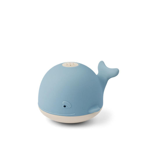 Liewood Galen Bath Sprinkler Whale - Beach Blue-Bath Toys- | Natural Baby Shower