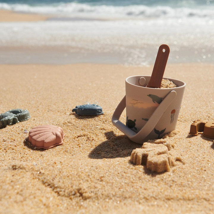 Liewood Gilma Sea Creature Beach Set - Sea Creature / Sandy-Beach Toys-Sea Creature / Sandy- | Natural Baby Shower