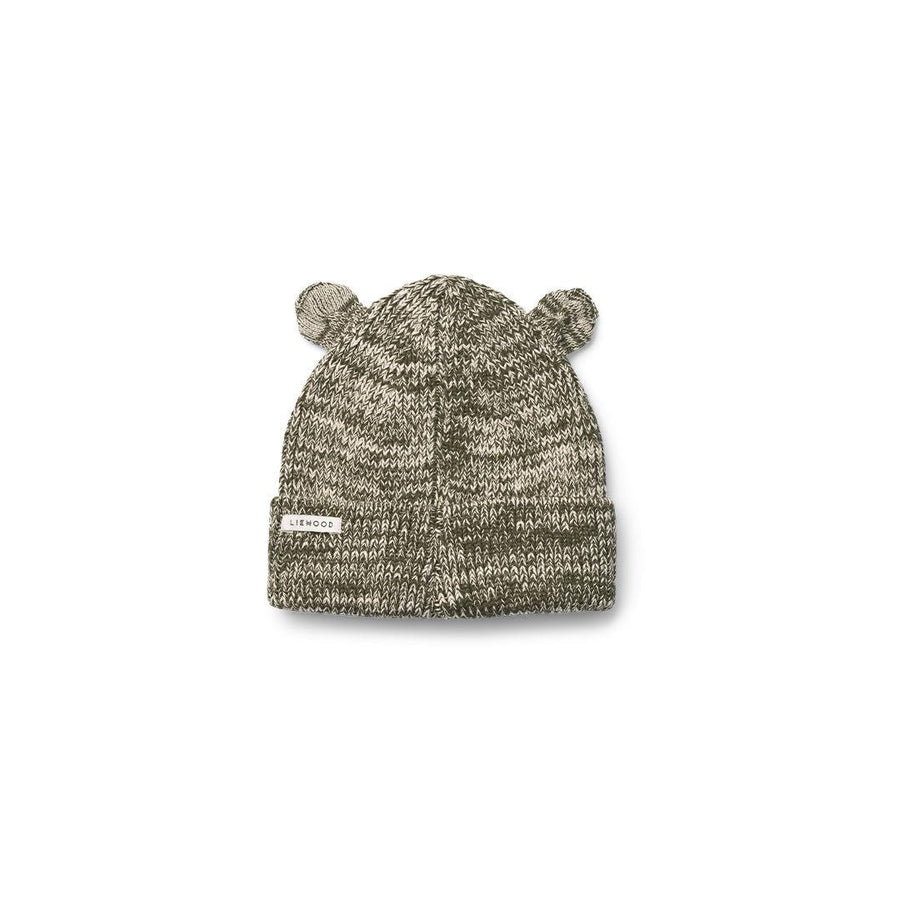 Liewood Gina Beanie Hat - Army Brown/Sandy-Hats-Army Brown/Sandy-6-9m | Natural Baby Shower