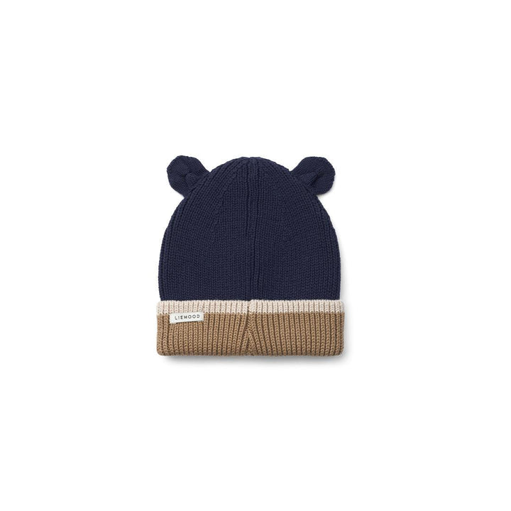 Liewood Gina Beanie Hat - Classic Navy Mix-Hats-Classic Navy Mix-6-9m | Natural Baby Shower