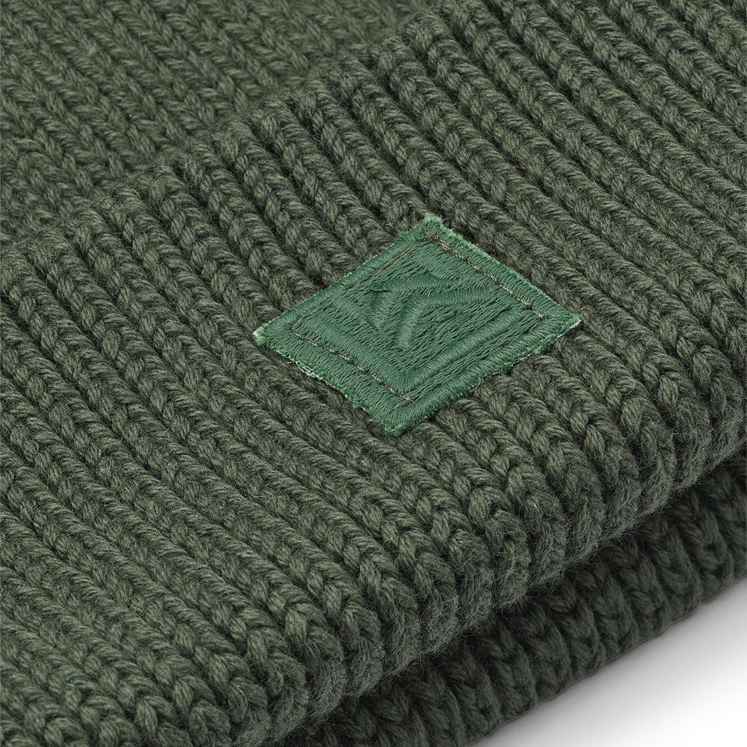 Liewood Gina Dino Beanie Hat - Hunter Green-Hats-Hunter Green-1-2y | Natural Baby Shower