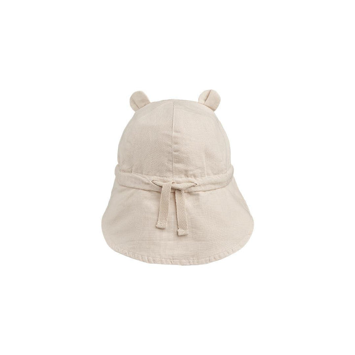 Liewood Gorm Linen Sun Hat With Ears - Sandy-Hats-Sandy-0-3m | Natural Baby Shower