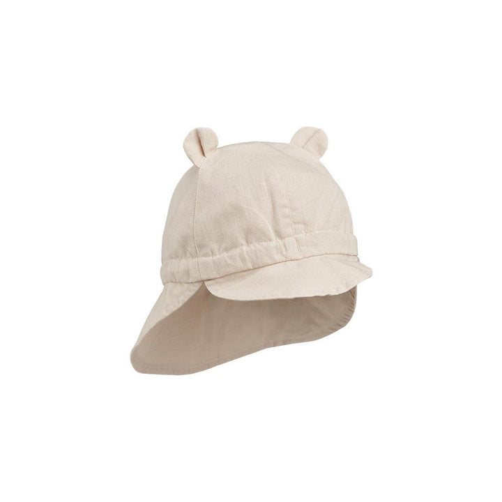 Liewood Gorm Linen Sun Hat With Ears - Sandy-Hats-Sandy-0-3m | Natural Baby Shower