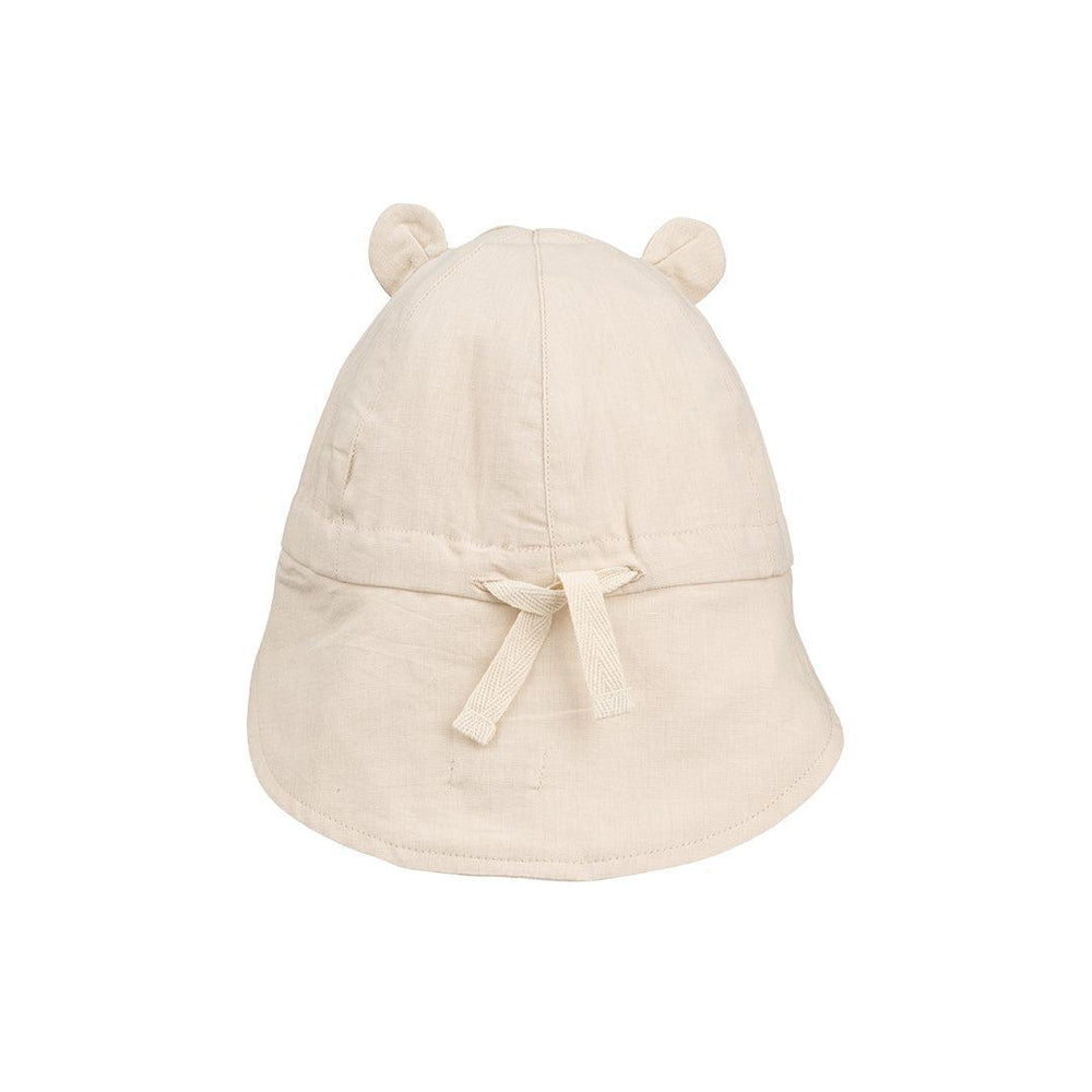 Liewood Gorm Linen Sun Hat With Ears - Panda / Sandy-Hats-Panda / Sandy-0-3m | Natural Baby Shower