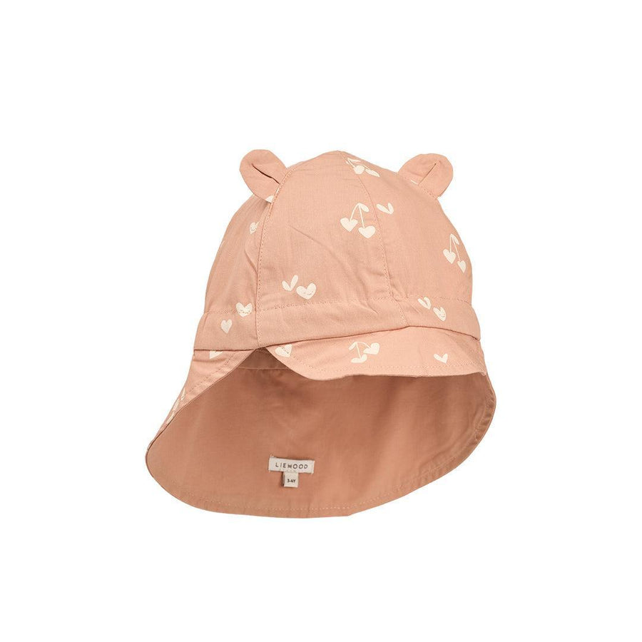 Liewood Gorm Reversible Sun Hat With Ears - Sweethearts / Pale Tuscany-Hats-Sweethearts / Pale Tuscany-0-3m | Natural Baby Shower