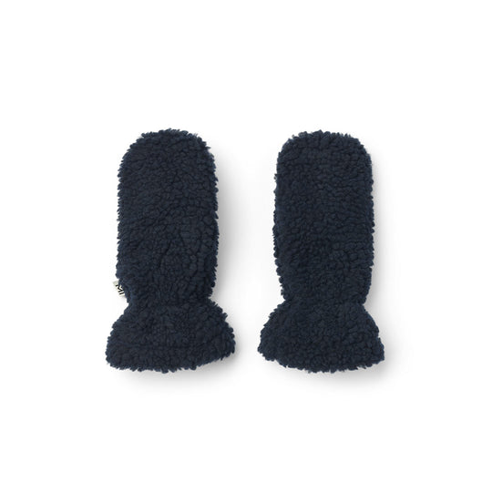 Liewood Grethe Fleece Gloves - Classic Navy Multi Mix-Gloves + Mittens-Classic Navy Multi Mix-1-2y | Natural Baby Shower