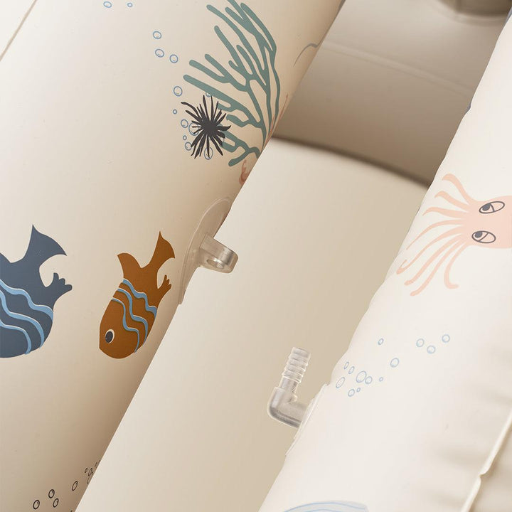 Liewood Hadleia Printed Canopy Pool - Sea Creature / Sandy-Outdoor Play-Sea Creature / Sandy-One size | Natural Baby Shower