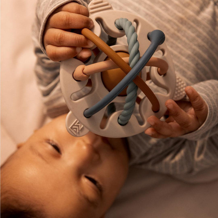 Liewood Hakim Silicone Mix Rattle - Sandy Multi Mix-Rattles-Sandy Multi Mix-One size | Natural Baby Shower