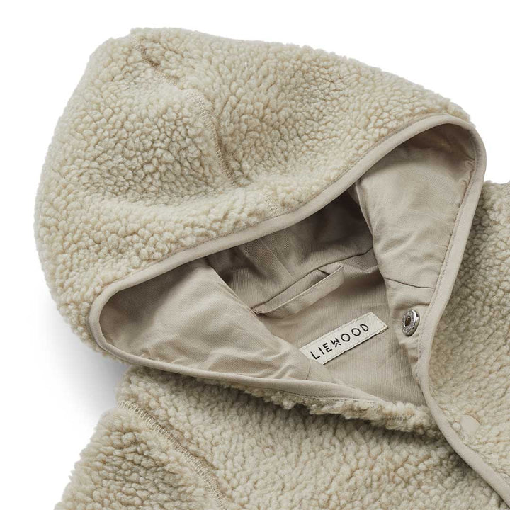Liewood Inge Pile Jacket - Mist-Coats-Mist-74 | Natural Baby Shower