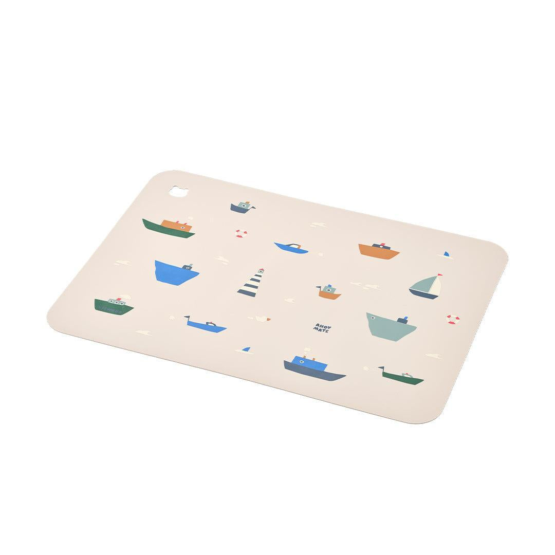Liewood Jude Printed Placemat - Sailing / Sandy-Placemats-Sailing / Sandy- | Natural Baby Shower