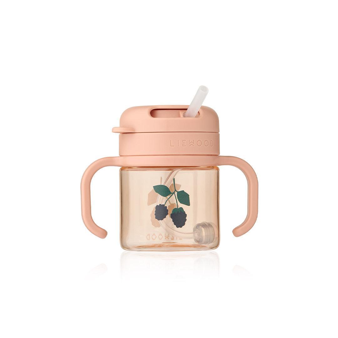 Liewood Kai Tritan Straw Cup 280ml - Berry / Pale Tuscany-Cups- | Natural Baby Shower