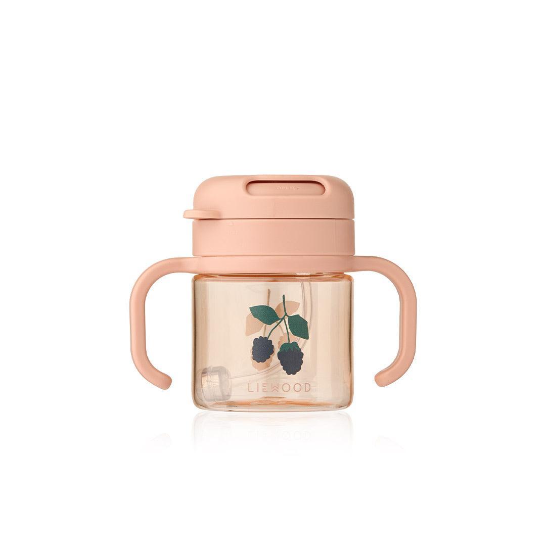 Liewood Kai Tritan Straw Cup 280ml - Berry / Pale Tuscany-Cups- | Natural Baby Shower