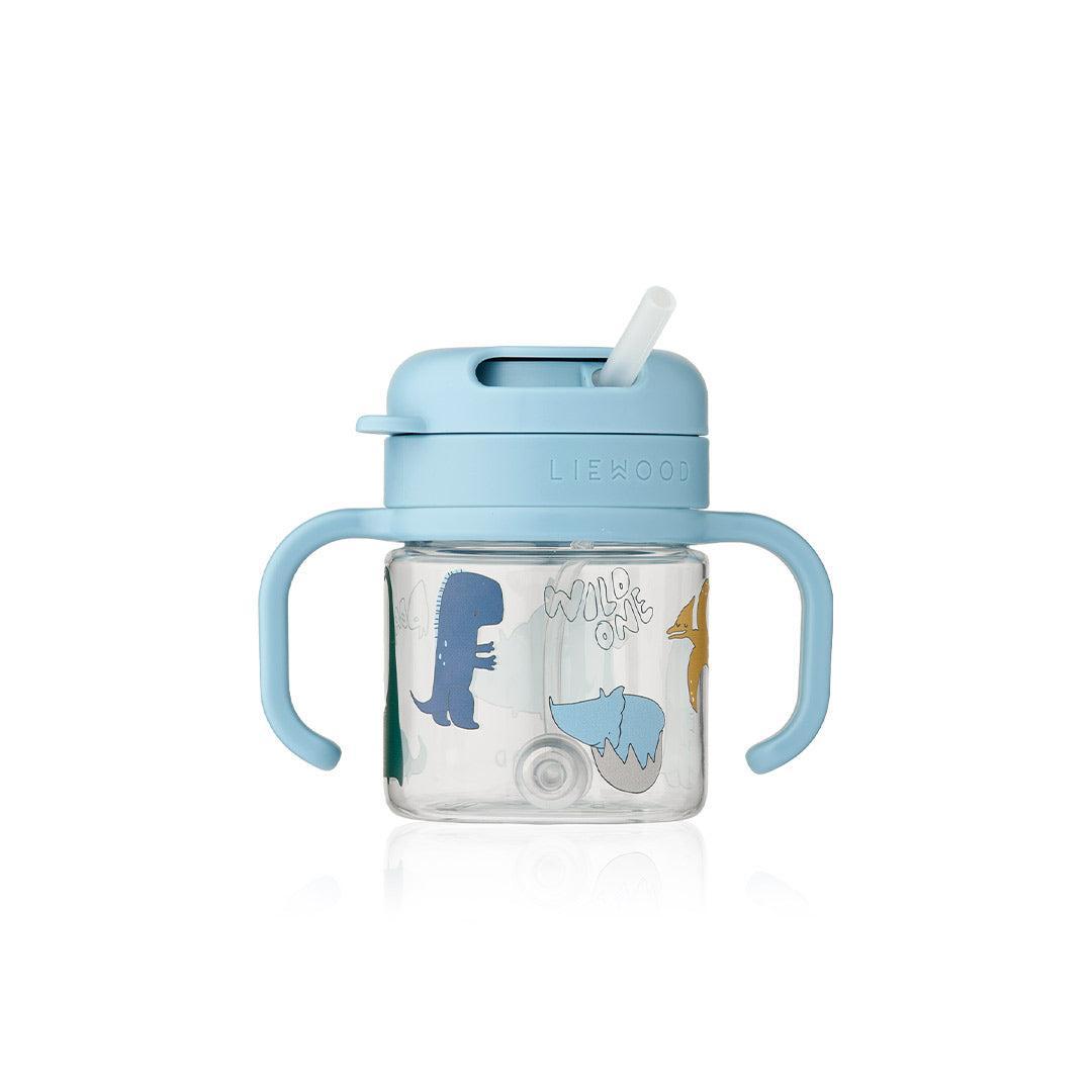 Liewood Kai Tritan Straw Cup 280ml - Dino Roar / Sandy-Cups- | Natural Baby Shower