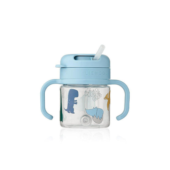 Liewood Kai Tritan Straw Cup 280ml - Dino Roar / Sandy-Cups- | Natural Baby Shower
