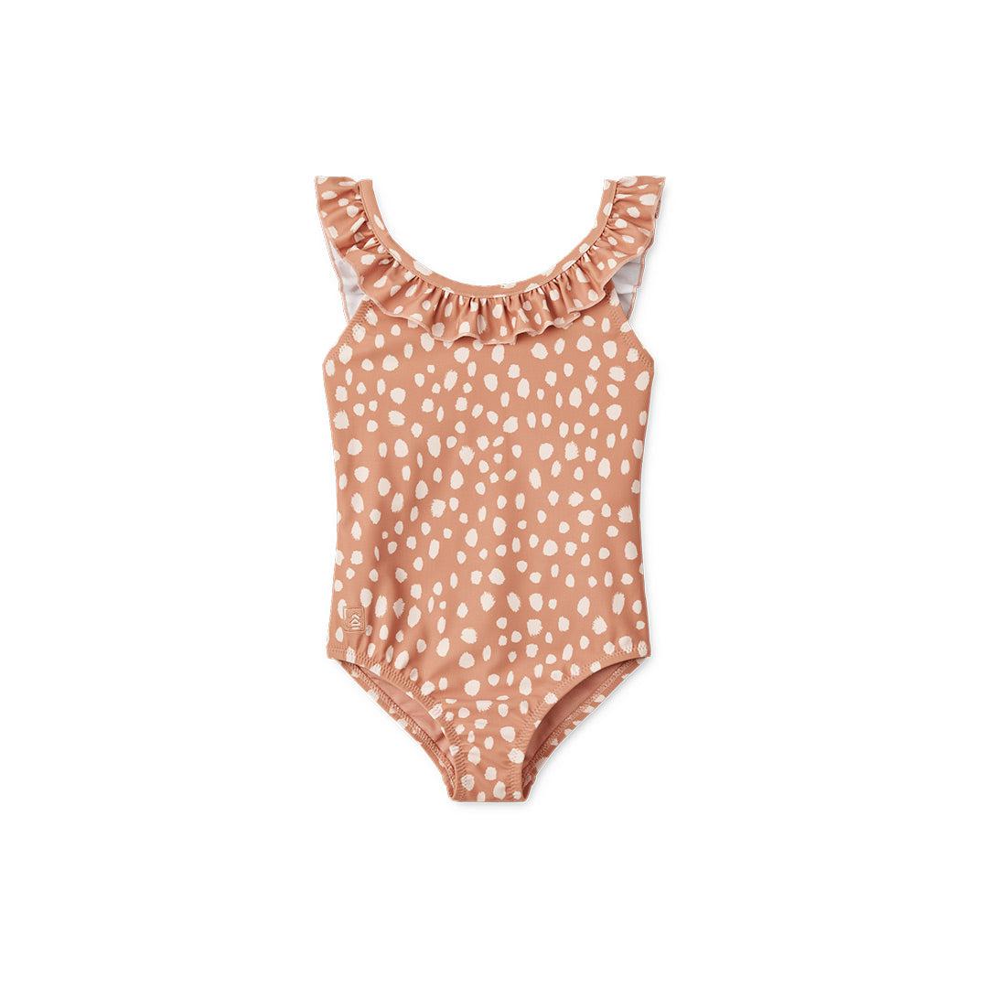 Liewood Kallie Printed Swimsuit - Leo Spots - Tuscany Rose-Swimsuits-Leo Spots/Tuscany Rose-56 | Natural Baby Shower