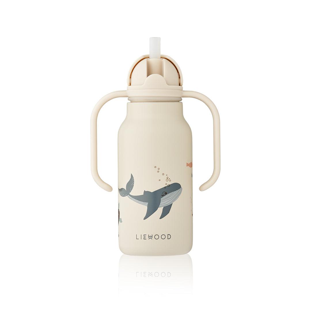 Liewood Kimmie Bottle - Sea Creature - Sandy-Drinking Bottles-Sea Creature/Sandy-250ml | Natural Baby Shower