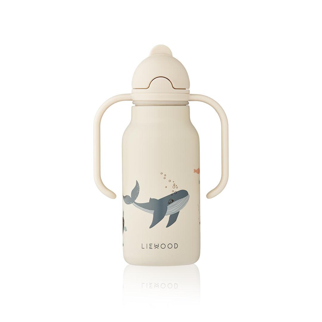 Liewood Kimmie Bottle - Sea Creature - Sandy-Drinking Bottles-Sea Creature/Sandy-250ml | Natural Baby Shower