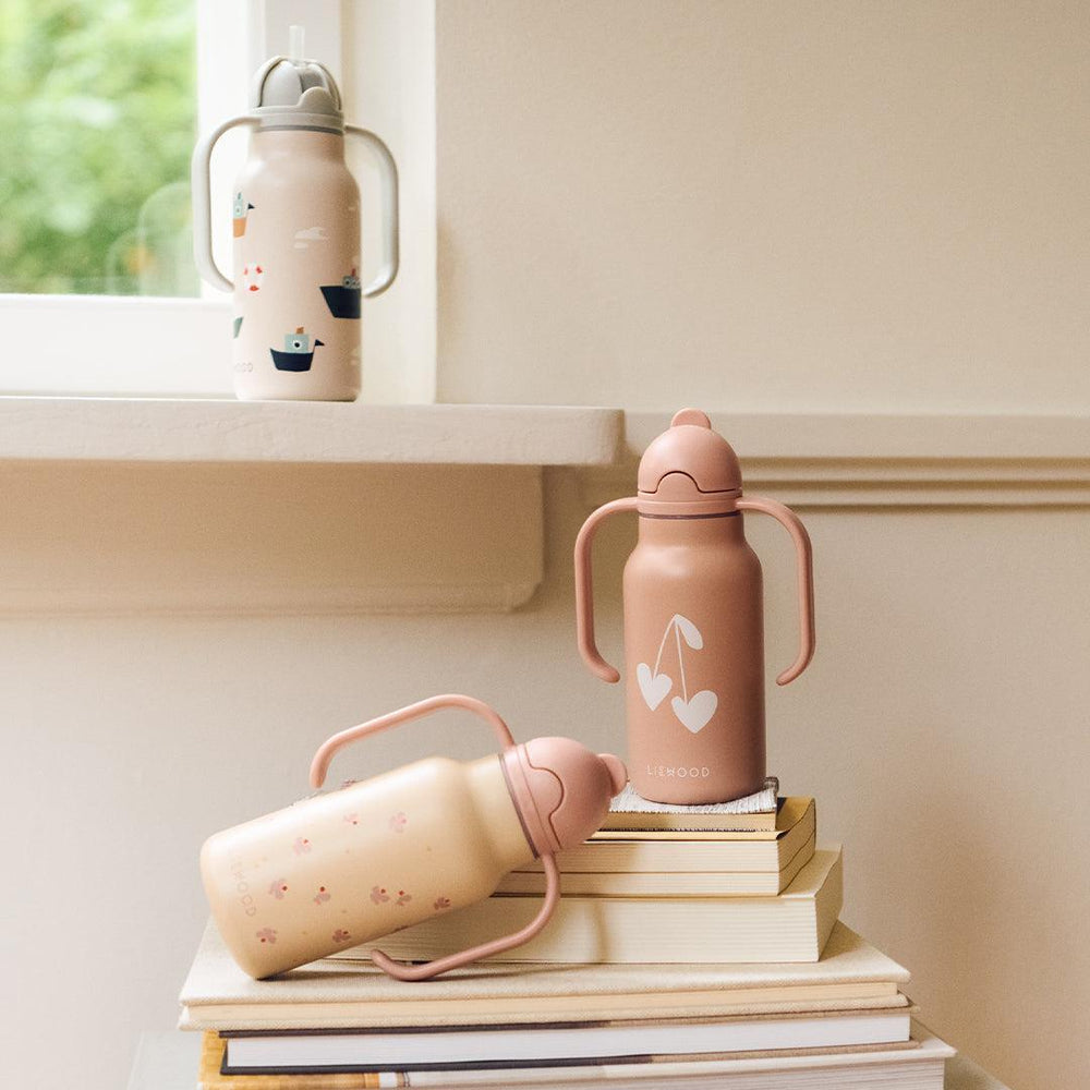 Liewood Kimmie Water Bottle 250ml - Sailing / Sandy-Drinking Bottles-Sailing / Sandy-250ml | Natural Baby Shower