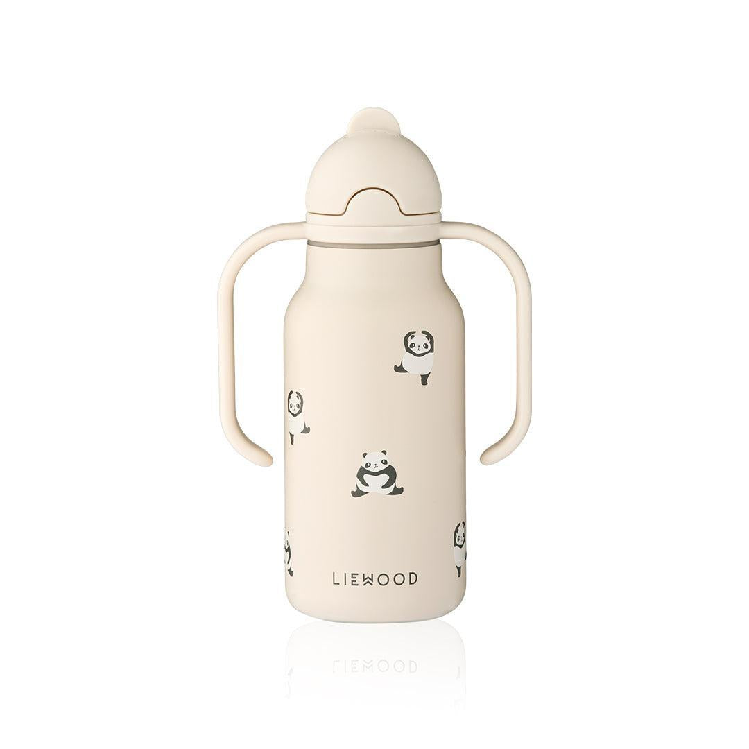 Liewood Kimmie Water Bottle 250ml - Mini Panda / Sandy-Drinking Bottles-Mini Panda / Sandy-250ml | Natural Baby Shower