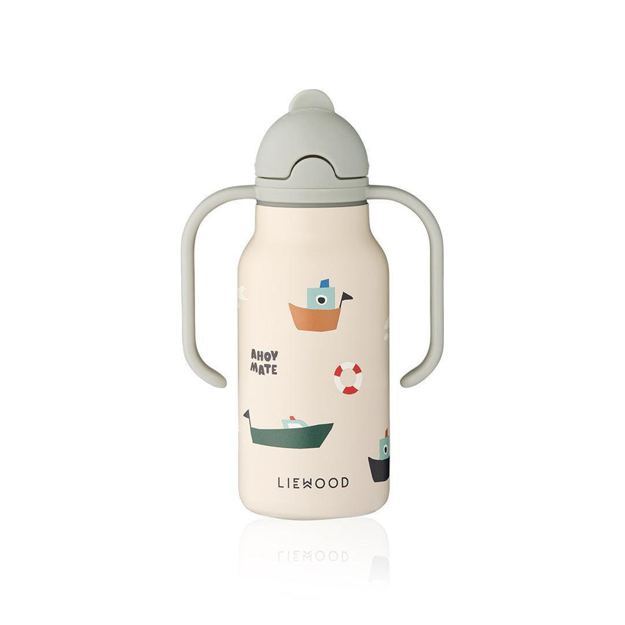 Liewood Kimmie Water Bottle 250ml - Sailing / Sandy-Drinking Bottles-Sailing / Sandy-250ml | Natural Baby Shower