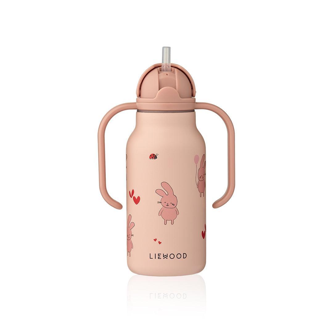 Liewood Kimmie Water Bottle 250ml - Wild Child / Rosey-Drinking Bottles- | Natural Baby Shower
