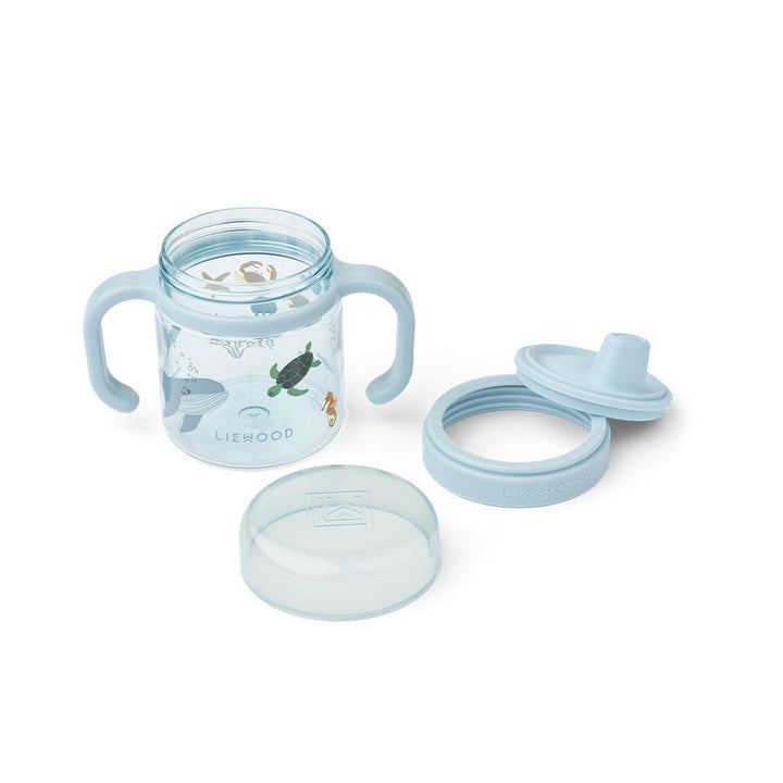 Liewood Kylo Tritan Sippy Cup 280ml - Sea Creature / Sandy-Cups-Sea Creature / Sandy-280ml | Natural Baby Shower