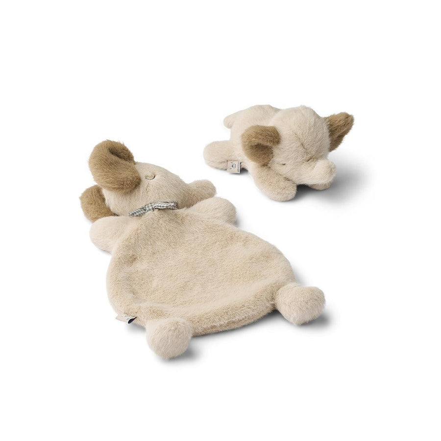 Liewood Liliana Comforter & Rattle Elephant Baby Gift Set - Mist-Comforters-Mist-One Size | Natural Baby Shower