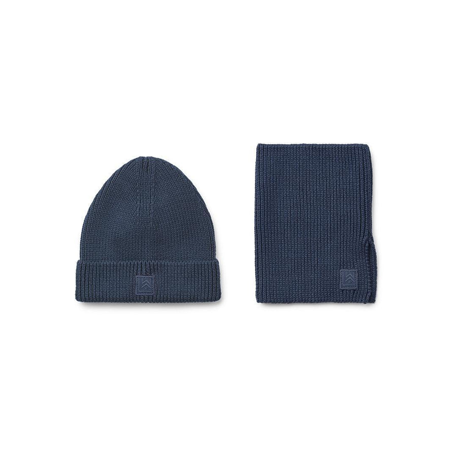 Liewood Lina Gift Set - Classic Navy-Clothing Sets-Classic Navy-1-2y | Natural Baby Shower