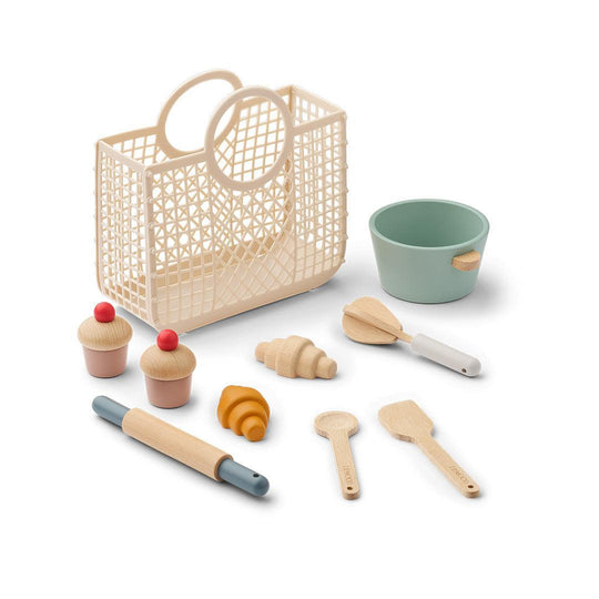 Liewood Lisbeth Baking Play Set - Sandy Multi Mix-Baking + Cooking-Sandy Multi Mix-One size | Natural Baby Shower