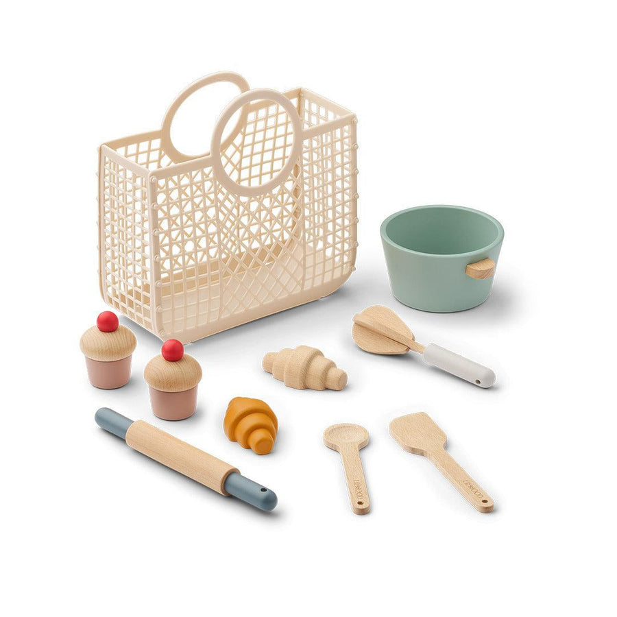 Liewood Lisbeth Baking Play Set - Sandy Multi Mix-Baking + Cooking-Sandy Multi Mix-One size | Natural Baby Shower