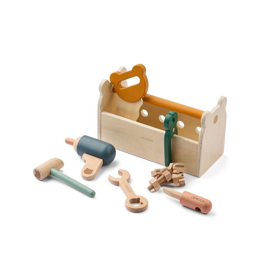 Liewood Luigi Tool Set - Green Garden Multi Mix-Role Play-Green Garden Multi Mix-One size | Natural Baby Shower